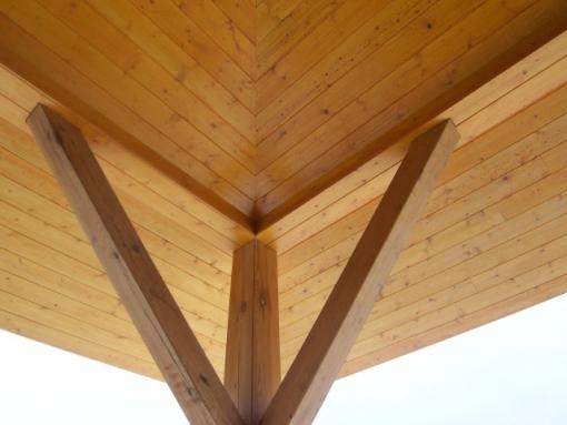 Detail obložení pergoly | Plzeň – Čechurov Detail obložení pergoly | Plzeň – Čechurov