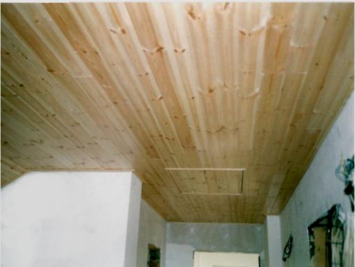 Dřevěné obložení stropu | Plzeň – Losiná